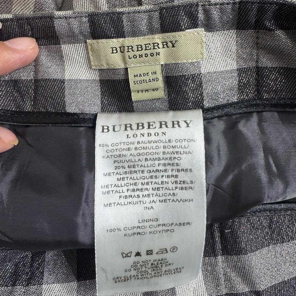 Burberry London Women’s Plaid Print Mini Skirt - Picture 6 of 12